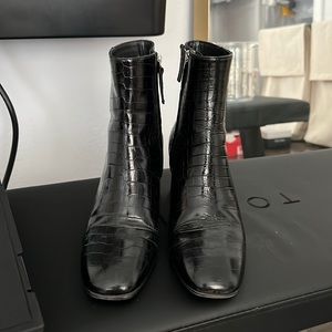 Freda Salvador Black Charm Booties